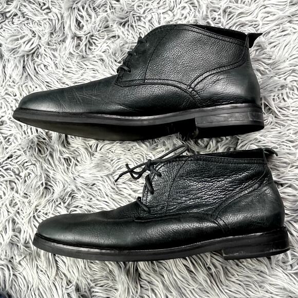 Cole Haan Ogden Stitch Chukka Leather Lace Up Ankle Boot Mens 12 Black C24524 - Picture 8 of 12